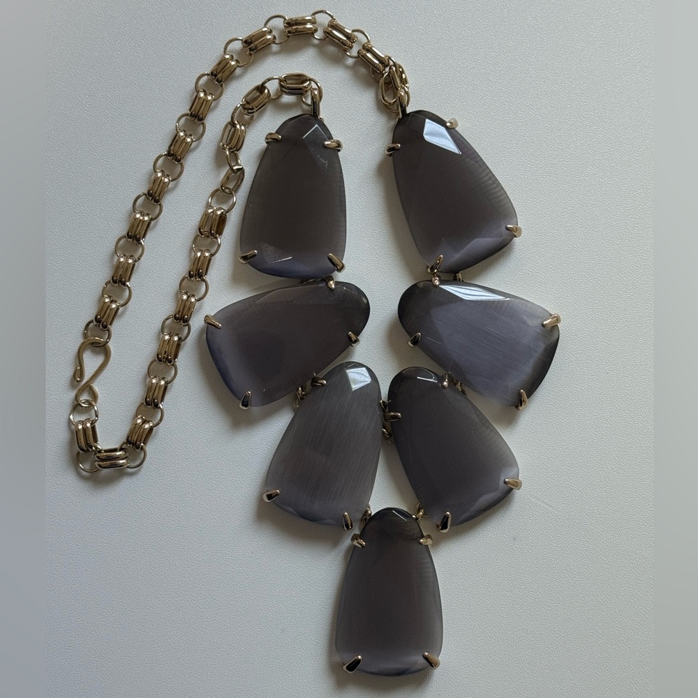 Kendra Scott Slate Catseye Harlow Necklace